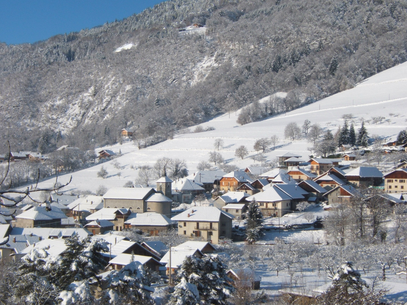 Le village en Hiver